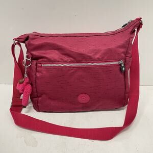 Kipling ALENYA Medium Shoulder Crossbody Bag VERY BERRY PINK HB6628